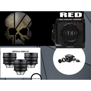 Alquiler Red Komodo + Samyang Xeen CF 24-50-85 t1.5
