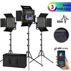 Alquiler GVM 3 luces LED RGB