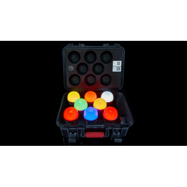 Alquiler aputure Accent b7c bombillas rgb madrid