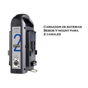 Alquiler cargador doble Baterías V-Lock V-Mount Madrid