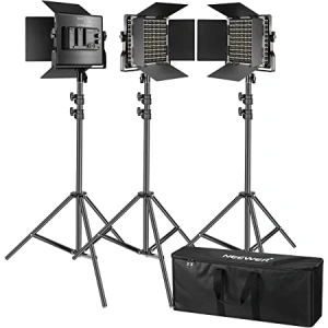 Alquiler Pack 3 Paneles Led Neewer Regulable Bicolor 660 Panel LED de Luz de Vídeo Madrid