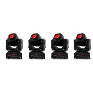 Alquiler Kit 4 Cabezas Móviles RGB DMX Audibax Boston 60w Spot Led Madrid