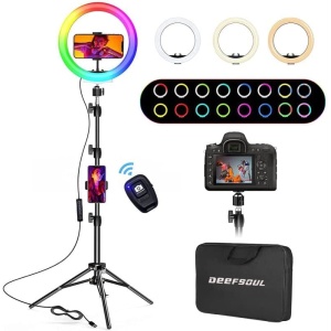Alquiler Aro De Luz Anillo De Luz 10.2'' para Movil RGB Madrid