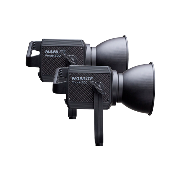 Alquiler luz led x2 nanlite forza 500 Madrid