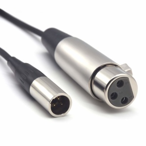 Alquiler cable xlr a mini xlr Madrid