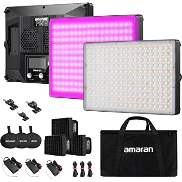 Alquiler kit x3 Aputure Amaran P60C Madrid