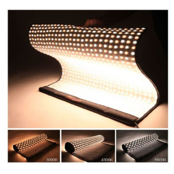 Alquiler lulz led Falcon Eyes panel flexible Bicolor RX-24TDX 150W 63X63CM Madrid