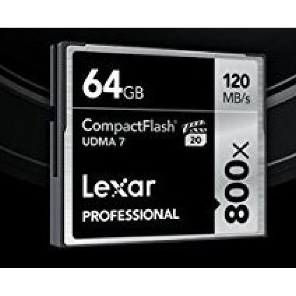 Alquiler Tarjeta Lexar Professional 64GB 120MBs Madrid